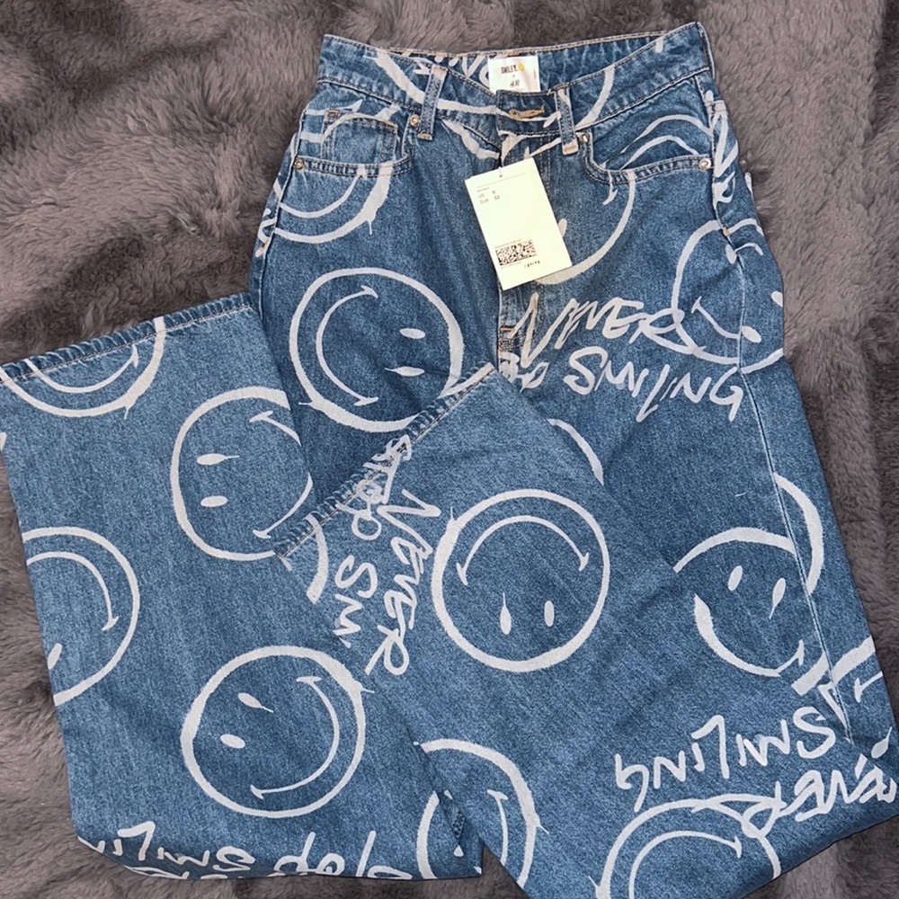 H & M Smiley Jeans Brand New with Tag